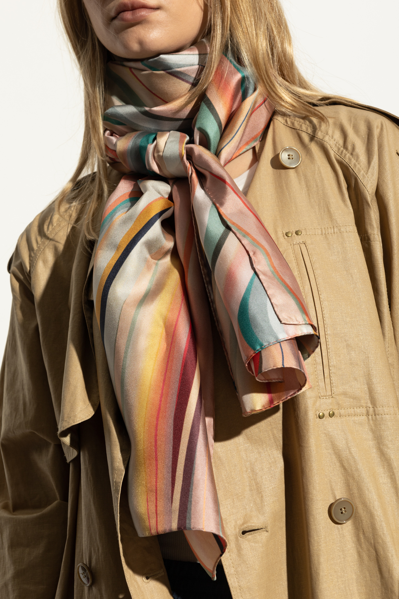 Paul Smith Silk scarf | Women's Accessories | Vitkac